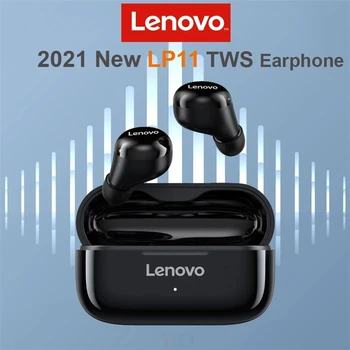Új Lenovo LP11 TWS Vezeték nélküli fejhallgató Bluetooth Fülhallgató Sport Vízálló Fülhallgató, Headset Mikrofonnal