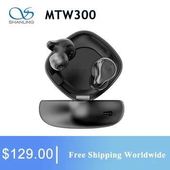 Shanling MTW300 TWS Bluetooth Fülhallgató Dinamikus IPX7 Vízálló Fülhallgató, Akár 35 Óra Akkumulátor üzemidő