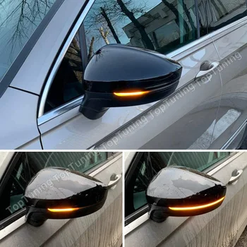 2X Áramló Oldalon Tükör Jelzőfény LED Dinamikus Viszont Lámpa Index A VW Tiguan 2016 2017 2018 2019 2020 2021 0