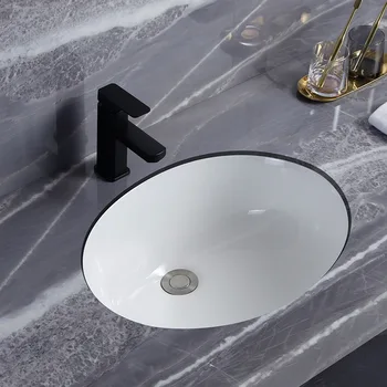 Márvány minta alapján-pult mosdó háztartási mosdó kis méretű kerámia fürdőszoba fürdőszoba beágyazott tér ovális mosdó