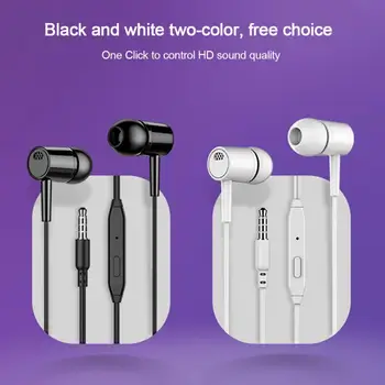 3,5 MM-es In-ear Vezetékes Fülhallgató Mikrofon Fülhallgató Fülhallgató, Telefon, Számítógép Fejhallgató Apple Készülék Android Készülékek 2 Színben 0
