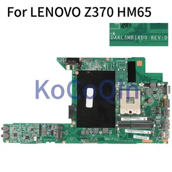 KoCoQin DAKL5MB16H0 Laptop alaplap A LENOVO Z370 Alaplapja DAKL5MB16H0 HM65