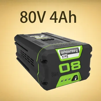 Új, hosszú távú Greenworks Pro 80V 4 ah-s lítium-ion akkumulátor GBA80400 0