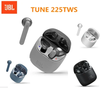 Eredeti Hivatalos JBL DALLAM 225TWS Vezeték nélküli Bluetooth Fülhallgató T225TWS Sztereó Fülhallgató, Basszus Hang JBL Fejhallgató, Fülhallgató Mikrofon
