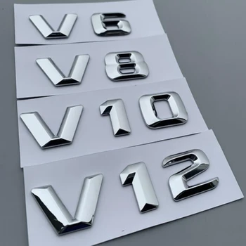 Autó matrica csomagtartóban matrica, autó, motor modell azonosító autó elmozdulás azonosító V6-os, V8-as V10 V12-es matrica