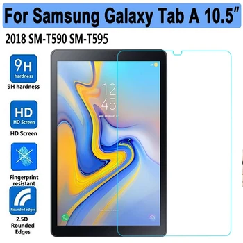 9H Edzett Üveg Samsung Galaxy Tab Egy 10.5 2018 Hüvelyk SM-T590 SM-T595 SM-T597 Tablet, a Képernyő Védő fóliát Üveg 0