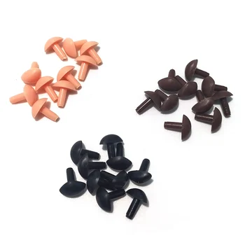 10db/sok 4.5 9MM-es Rózsaszín, Fekete, Barna Háromszög műanyag biztonsági játék orrukat a plüss baba Kiegészítők