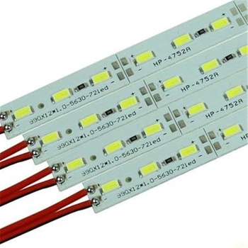 10/50pcs DC12V 0,5 m 36Leds white/meleg fehér/vörös/zöld/kék alumínium LED szalag 5730 5630 nehéz szalag fény
