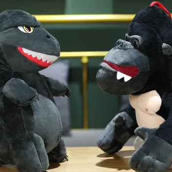 Godzilla Vs Kong kitömött állatokra gerjed Film akciófigura játékok puha plüss 25 cm Godzilla Adatok Aranyos Plüss Gyerekek Ajándék, Baba Játékok