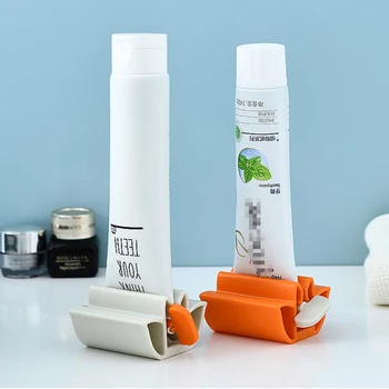 A Rolling Fogkrém Eszköz Adagoló Cső Jogosultja Multifunkcionális Műanyag Arc Tisztító Squeezer Nyomja meg a Fürdőszoba Kiegészítők