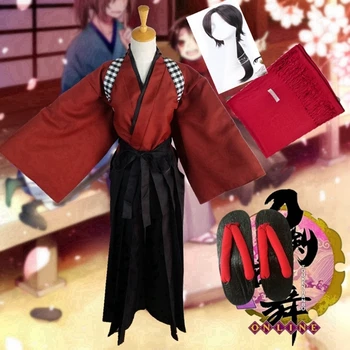 Keleti bluecloth online kashuu kiyomitsu Cosplay Halloween Jelmez yamatonokami yasuso kimonó egységes kijelző öltöny