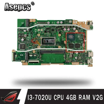 X409UJ eredeti alaplap I3-7020U CPU, 4GB RAM V2G Akemy Az ASUS X409 X409U X409UJ laptop alaplap alaplap teszt ok 0