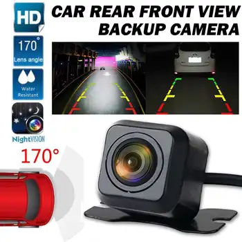 170 Fokos Szögben HD Auto View Kamera CMOS Autó Hátsó elölnézet Biztonsági Kamera éjjellátó Vízálló Autós Kamera
