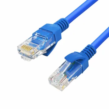 Nagysebességű Tartós Kék RJ45 CAT5E A CAT5 Ethernet Internet Hálózat Javítás LAN-kábel Kábel A Számítógép-Laptop