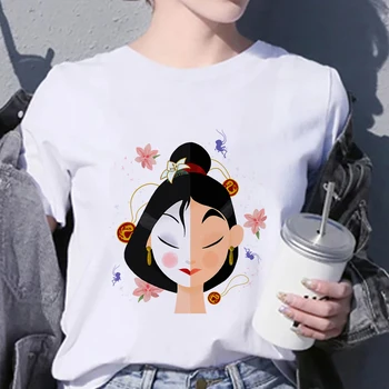 Leisucre Női póló Disney hamupipőke Két Oldala Grafikus Tshirt Streetwear Kreatív Gyönyörű Minimalista Mujer Tumblr