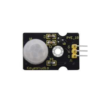 Keyestudio PIR Mozgásérzékelő IR Pyroelektromos Infravörös Érzékelő Modul az Arduino 0