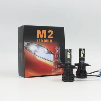 M2 H7 LED izzó H7 H8 H9 9005 9006 H11 fényszóró készlet Ködlámpa H7 Autó Fényszóró Izzó 0