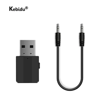 Kebidu Vezeték nélküli Sztereó Bluetooth Vevő Adó 3.5 Jack, 3,5 mm-es AUX Vezeték nélküli Audio Adapter a TV-készülék PC Fejhallgató Autóskészlet