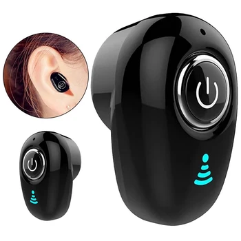 S650 Mini Vezeték nélküli Bluetooth Fejhallgató zajszűrős Bluetooth Kihangosító, Fejhallgató Sztereó Headset TWS Fülhallgató Mikrofonnal