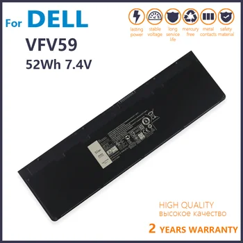 100% Valódi VFV59 Laptop Akkumulátor Dell Latitude E7240 E7250 Series Notebook GVD76 WD52H 7.4 V 52WH Új, Eredeti Batteria