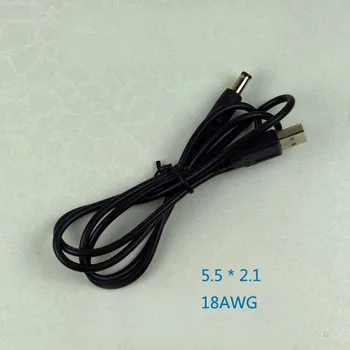 Kompatibilis USB 5.5 * 2.5 5.5 * 2.1 DC töltő kábel réz huzal teljes vastag vonal core magas aktuális 2A