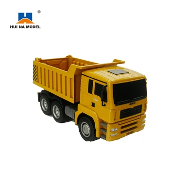 HUINA 1332 1:18 RC Dump Truck 6CH mini távirányító játékok fiúknak szülinapi, Karácsonyi Ajándék, építőipari járművek