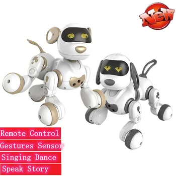 Intelligens Robot Kutya Játék Beszél Járni, Énekelni, Táncolni, Interaktív Aranyos Kiskutya Elektronikus kedvtelésből tartott Állat Modell Játék Gyerek játékok
