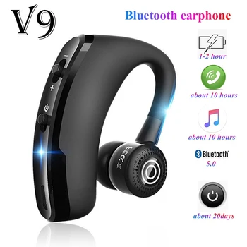 V9 TWS Vezeték nélküli Bluetooth Fejhallgató zajszűrős Fülhallgatót Ellenőrzési Fülhallgató, kihangosító Üzleti Headset a Töltés Doboz