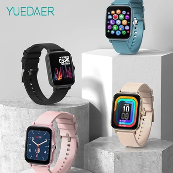 Yuedaer 8 Plusz 1.69 hüvelyk 2021 Intelligens Karóra Férfi Full Touch Fitness Tracker IP67 vízálló Nők GTS 2 Smartwatch a Xiaomi phone