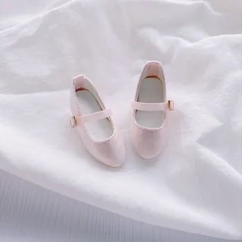 Bjd baba cipő 6 pont nagy 1/6 pontot baba magas sarkú ruhát, cipőt, rózsaszín divat csatos cipő, Helyszínen