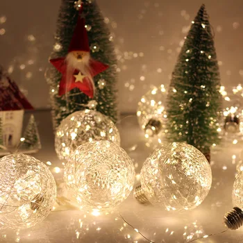 10led labdát LED string Karácsonyi díszítő világítás