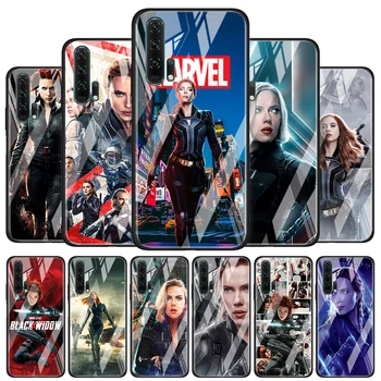 Fekete Özvegy Marvel király Tiszteletére 30 20 10 9X Pro Plus Lite 8X Huawei Y8P Y6P Y5P Y9 Y7 Y6 2019-Es Edzett Üveg Telefon Esetében 0