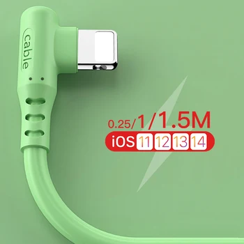 USB-Kábel iPhone 13 12 11 Pro Max X 5 6 6 7 8 Plusz iPad Gyors Töltés Eredetű Hosszú Adatokat Töltő Vezeték Mobil Telefon Kábel 1/1.5 m