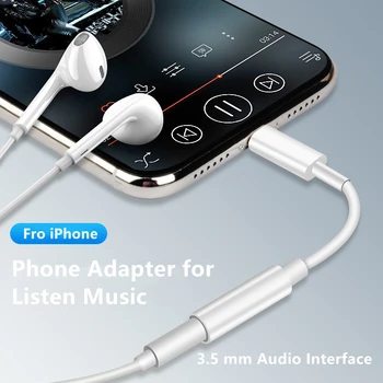 3,5 mm-es AUX Audio Kábel 2 az 1-ben IOS Felelős Digitális Audio Adapter Fejhallgató IOS Töltő Kábel iPhone 13 12 Pro Max 12 X Mini