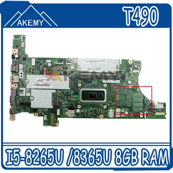 NM-B901 A Lenovo ThinkPad T490 laptop alaplap CPU I5-8265U /8365U 8GB RAM SZŐRME 01YT397 5B20W29452 100% - os vizsgálat