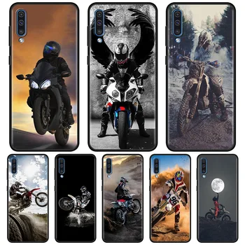 Moto Cross motorkerékpár sport Telefon tok Samsung Galaxy A50 A70 A10 a30-as A40 A20e M31 M30s M51 M31s M11 M22 M62 M52 M32 Érdekesség