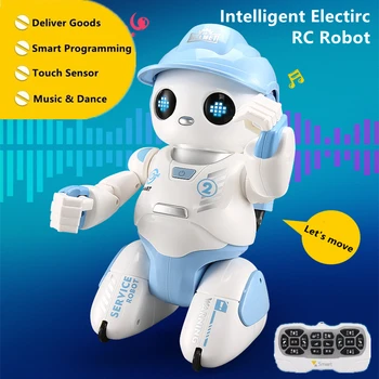Intelligens Programozás, Automatikus Demo RC Robot Érintés Érzékelő Dia Séta Táncolni, Énekelni Szállít Funkció Infravörös Távirányító, Játék