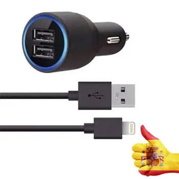 Univerzális, Kettős USB autós recharger 4.2 Amperios 20W Mobiltelefon, Tablet recharger Gyors Töltés usb-Autó 2 dugó adapter 0