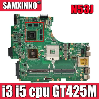 ASUS Laptop Alaplap N53J N53JF N53JN N53JL N53JG HM55 W/ GT425M 1G 2* RAM Slot Alaplap csak akkor Támogatja i3, i5 cpu