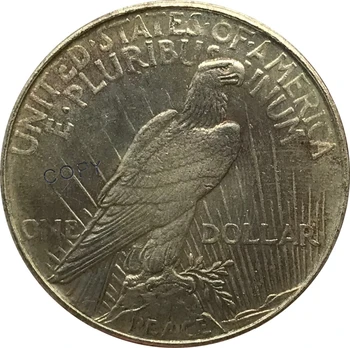 1924-Ben Egyesült Államok 1 Dollár Béke A Szabadság Cupronickel Bevonatú Ezüst Gyűjtők Másolás Érme