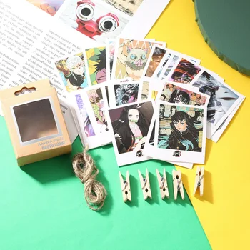 40pcs/doboz 6Anime Démon Vadász: Kimetsu Nem Yaiba Kamado Tanjirou Mini Kártya Artbook Ajándék Cosplay Kellékek Könyvet Meghatározott Ajándékok