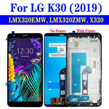 K30 2019 Képernyő Az LG K30 2019 LCD Keret LMX320EMW LMX320ZMW X320 Kijelző érintőképernyő Digitalizáló Szerelvény Csere 5.45