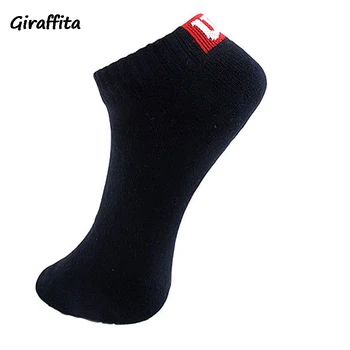 Giraffita Alkalmi Férfi zokni Pamut hajó zokni, törölköző, alsó, zokni, rövid cső tömör Divat Design zoknik
