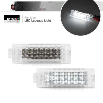 2db LED Jóvoltából Csomagtér Lámpa Jeep Lázadó Cherokee KL 2015-2021 Canbus Hiba Ingyenes Csomagtartóban Lámpák kesztyűtartó Világítás