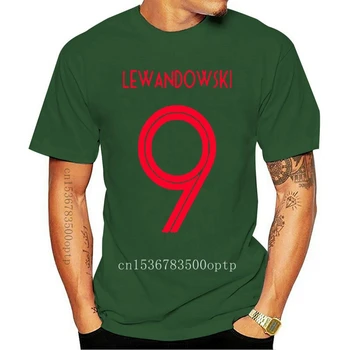 Új 2021 2021est Lengyelország Lewandowski Száma 9 Oroszország Világ Kupa Mérkőzés 10 Szín Póló Férfi ruházat Rajongók Rövid Ujjú Póló Divat 0