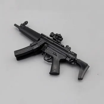 1:6 MP5 géppisztoly Közgyűlés Modell, Játék Katona, Tartozékok Miniatűr Fegyver Figura Műanyag Modell Kit Fiúk Ajándék