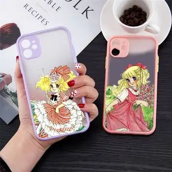 Anime, Manga, Candy Telefon Esetében matt átlátszó iphone 7 8 11 12 plus mini x xs xr pro max cover