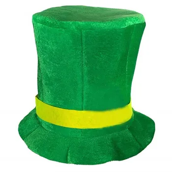 Zöld Párt Ír Szent Patrik Nap Kalap Jelmez Bolond Kalapos Fesztivál Cosplay Jelmez Kiegészítő