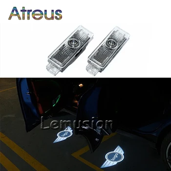Atreus 1Pair LED Jóvoltából Lámpa Ajtót Üdv Világítás 12V Projektor Árnyék autó Stílus Mini Cooper R36 R56 R57 Tartozékok