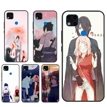 S-Sasuke Haruno Sakura anime Telefon Esetében A Xiaomi Redmi Megjegyzés 10 9 Pro 8 TONNA 9S 7A-8A 9A 9B 9T K40 Redmi Megjegyzés 8 Pro Borító